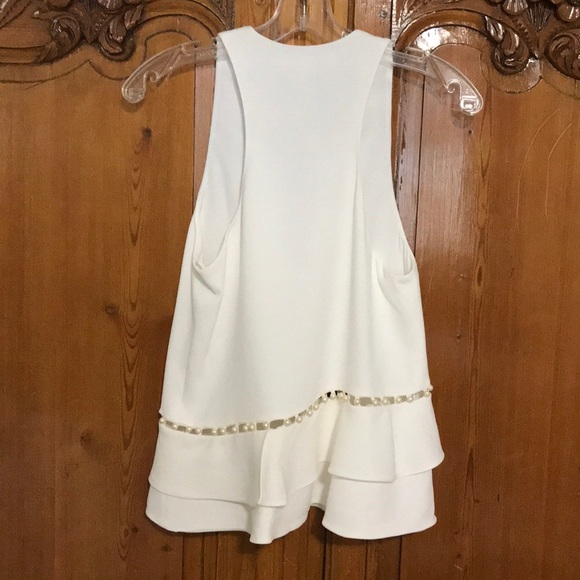 Jonathan Simkhai Asymmetrical Deep V Neckline Top - Picture 4 of 8